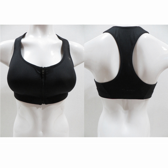 under armour front zip bra